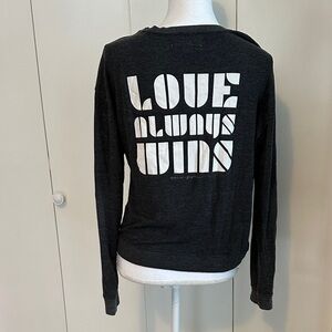 Spiritual Gangster Black Crew Neck Savasana Sweater